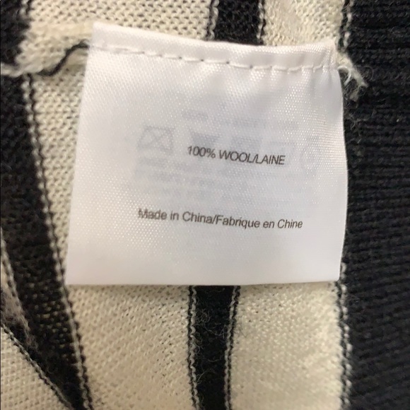 EUC Tory Burch Striped Animal Print Cardigan sz S - Picture 8 of 10